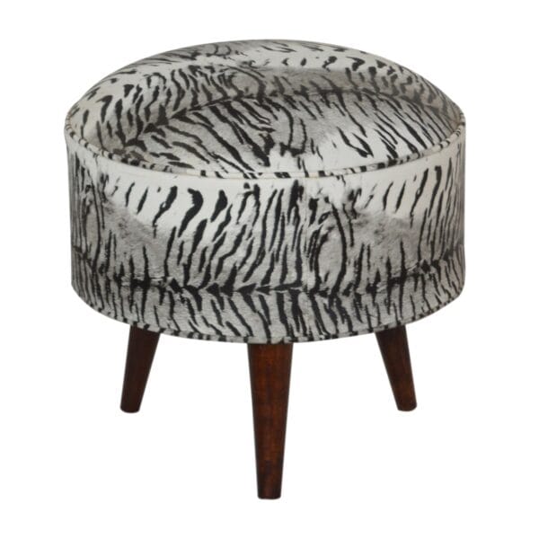 Zebra Print Footstool - Image 2