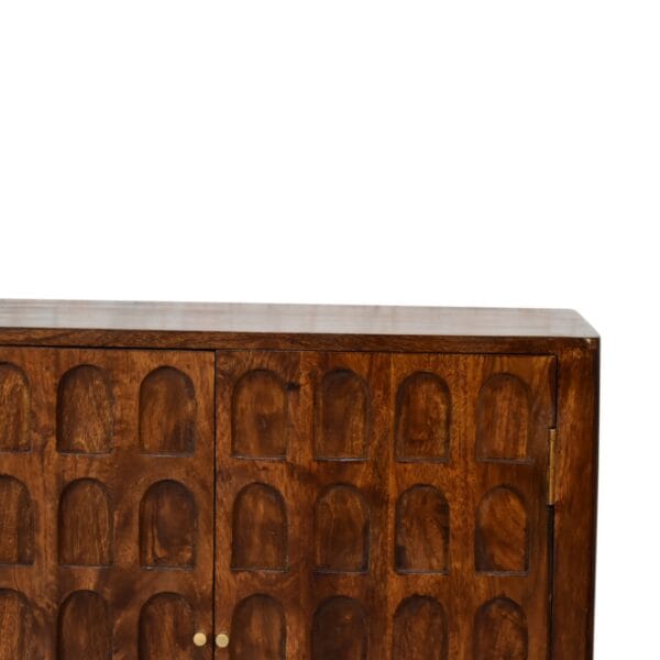 Chestnut Arch Cabinet - Image 4