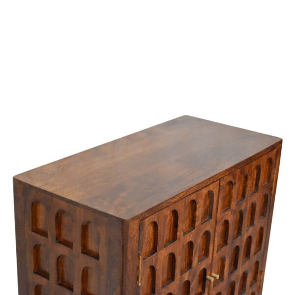 Chestnut Arch Cabinet - Image 5